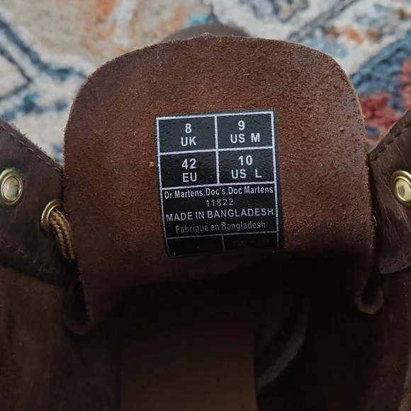 Dr. Martens 1460 Crazy Horse Leather Boots - Picture 4 of 6